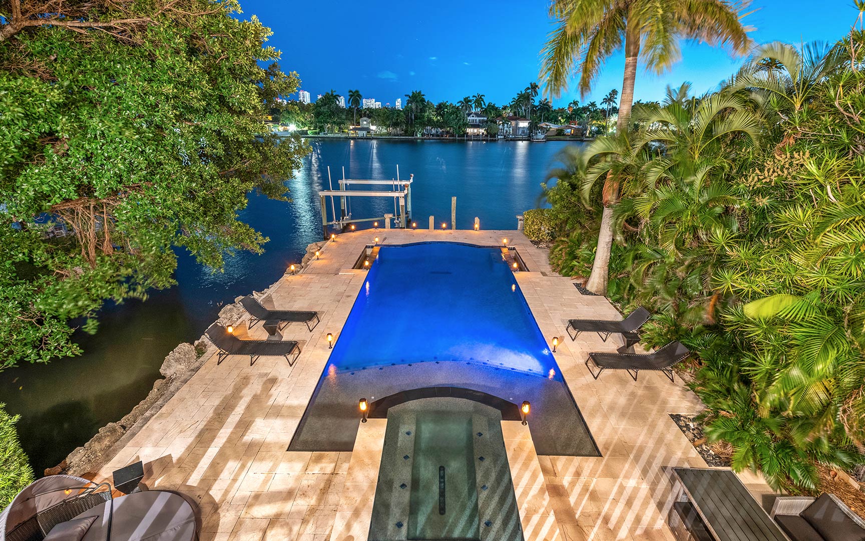Villa Chanel luxury rental home in Hollywood Beach, Florida