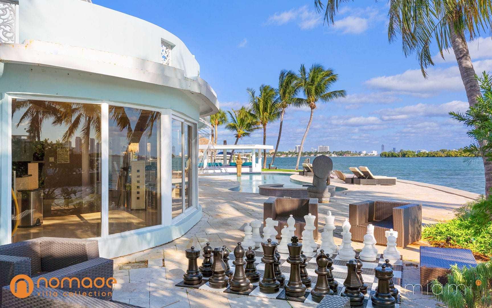 Villa Casa Blu luxury vacation rental villa in Miami | Nomade Villa Collection